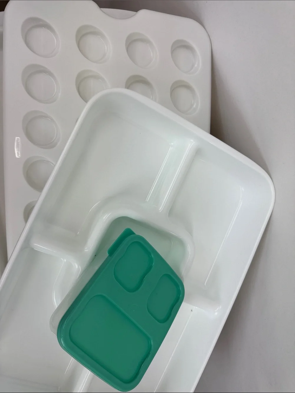 Rubbermaid Party style carrier for deviled eggs veggies and more